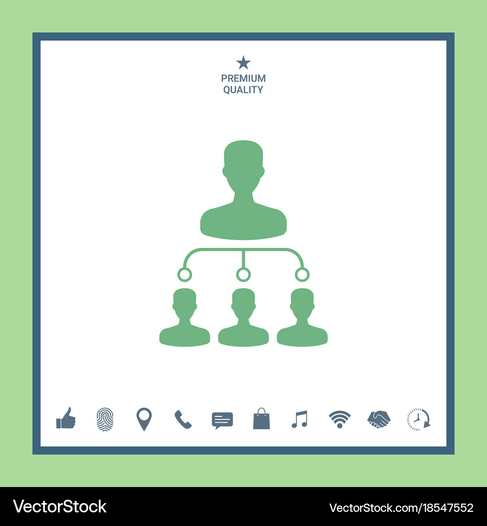 Hierarchy icon Royalty Free Vector Image - VectorStock