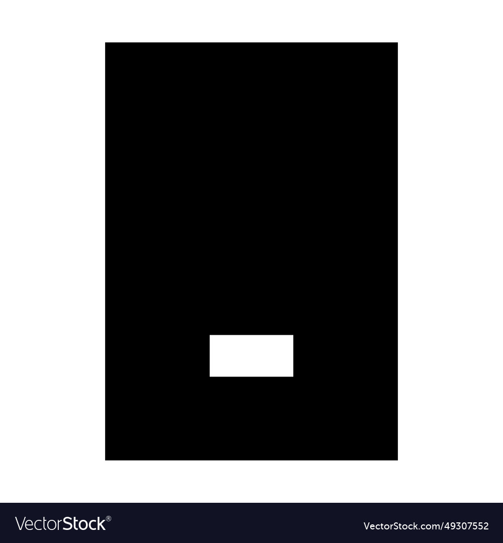 Smartphone icon suitable for website ui design vector image Smartphone icon suitable for website ui design