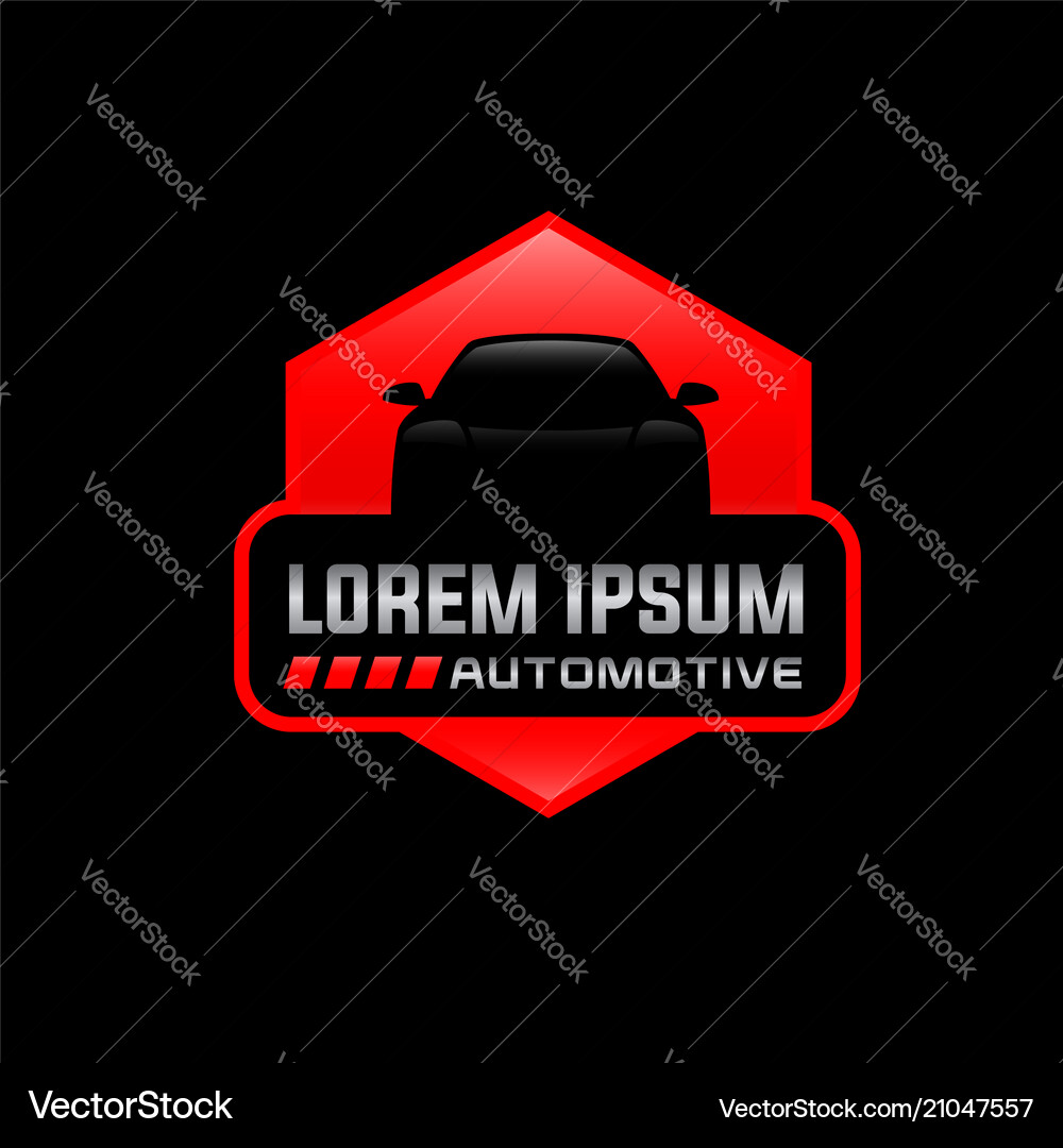 Auto logo emblem Royalty Free Vector Image - VectorStock