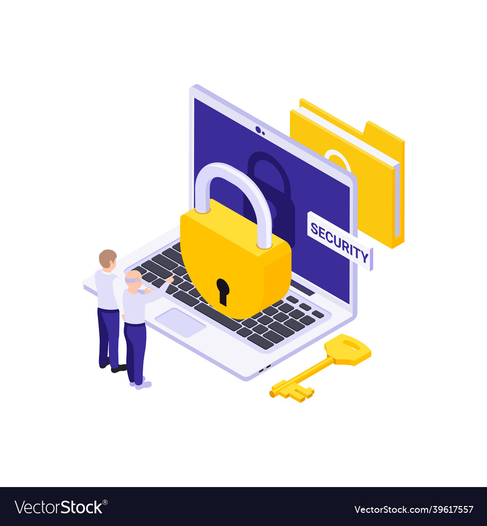 Data security concept Royalty Free Vector Image