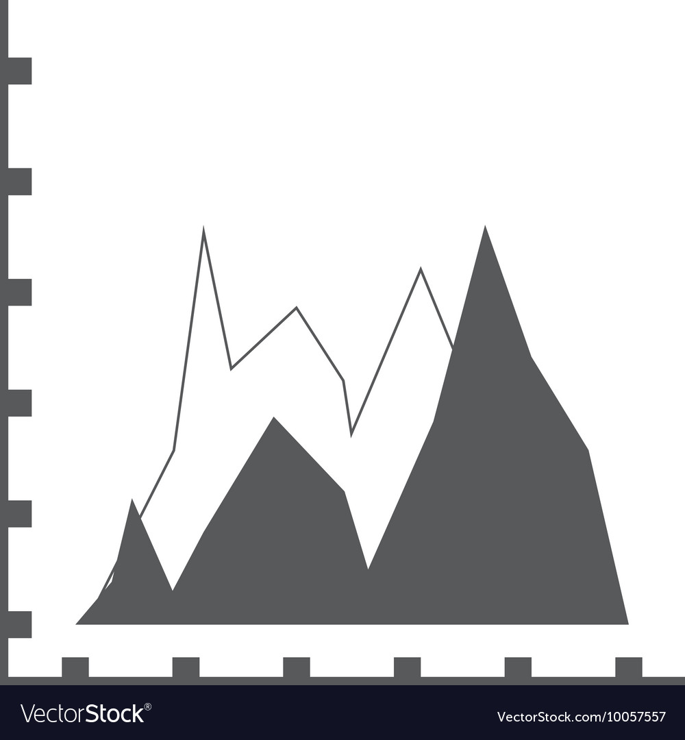 Graph chart icon