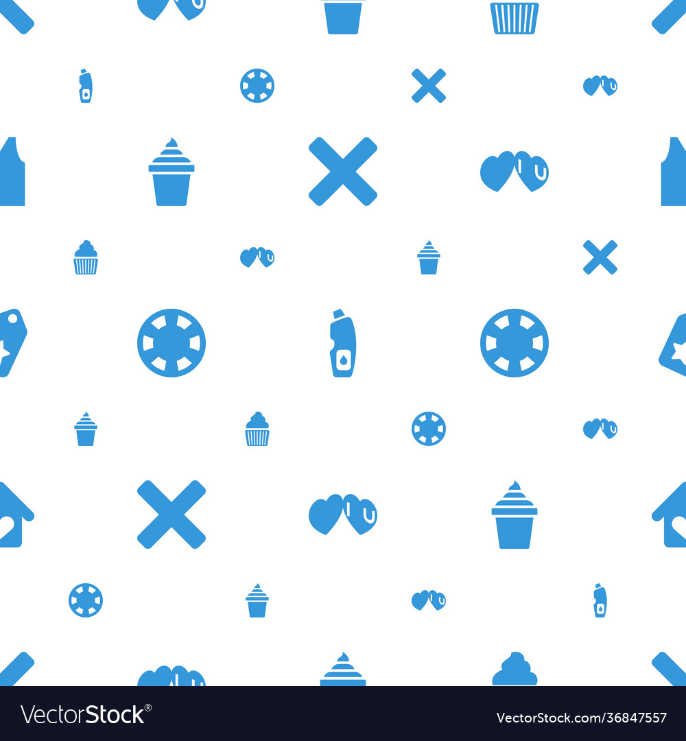 Label icons pattern seamless white background