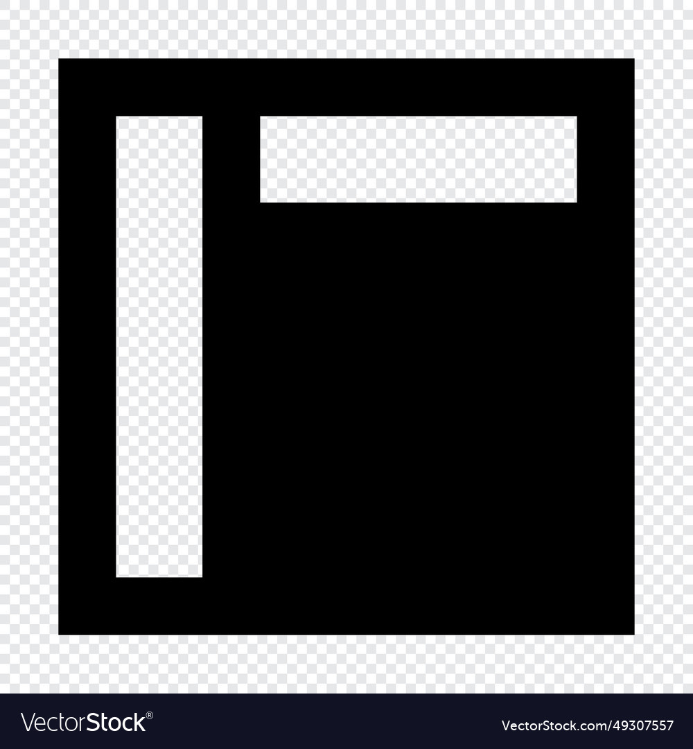 Layouting icon suitable for website ui design vector image Layouting icon suitable for website ui design
