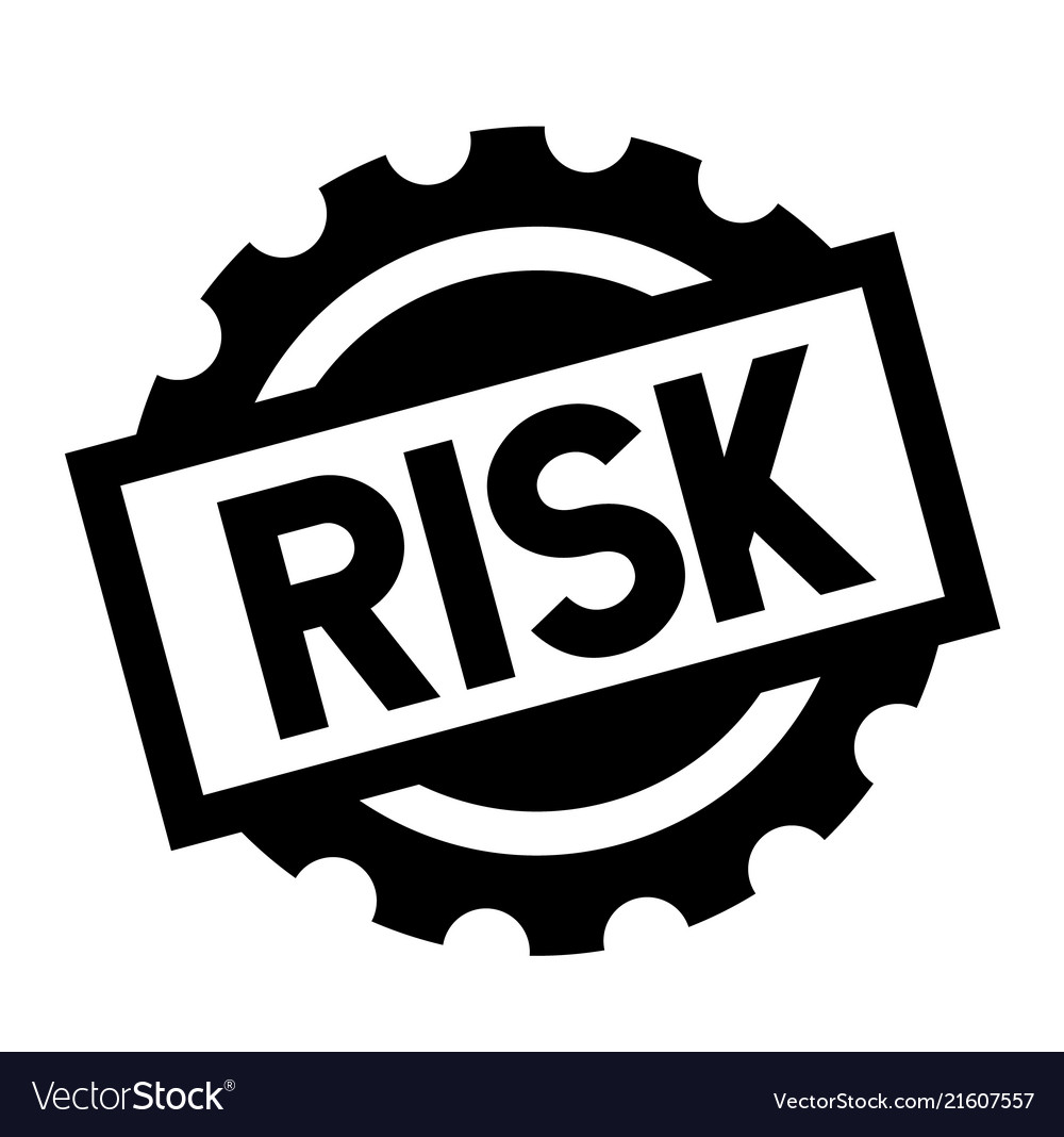 Risk black stamp Royalty Free Vector Image - VectorStock