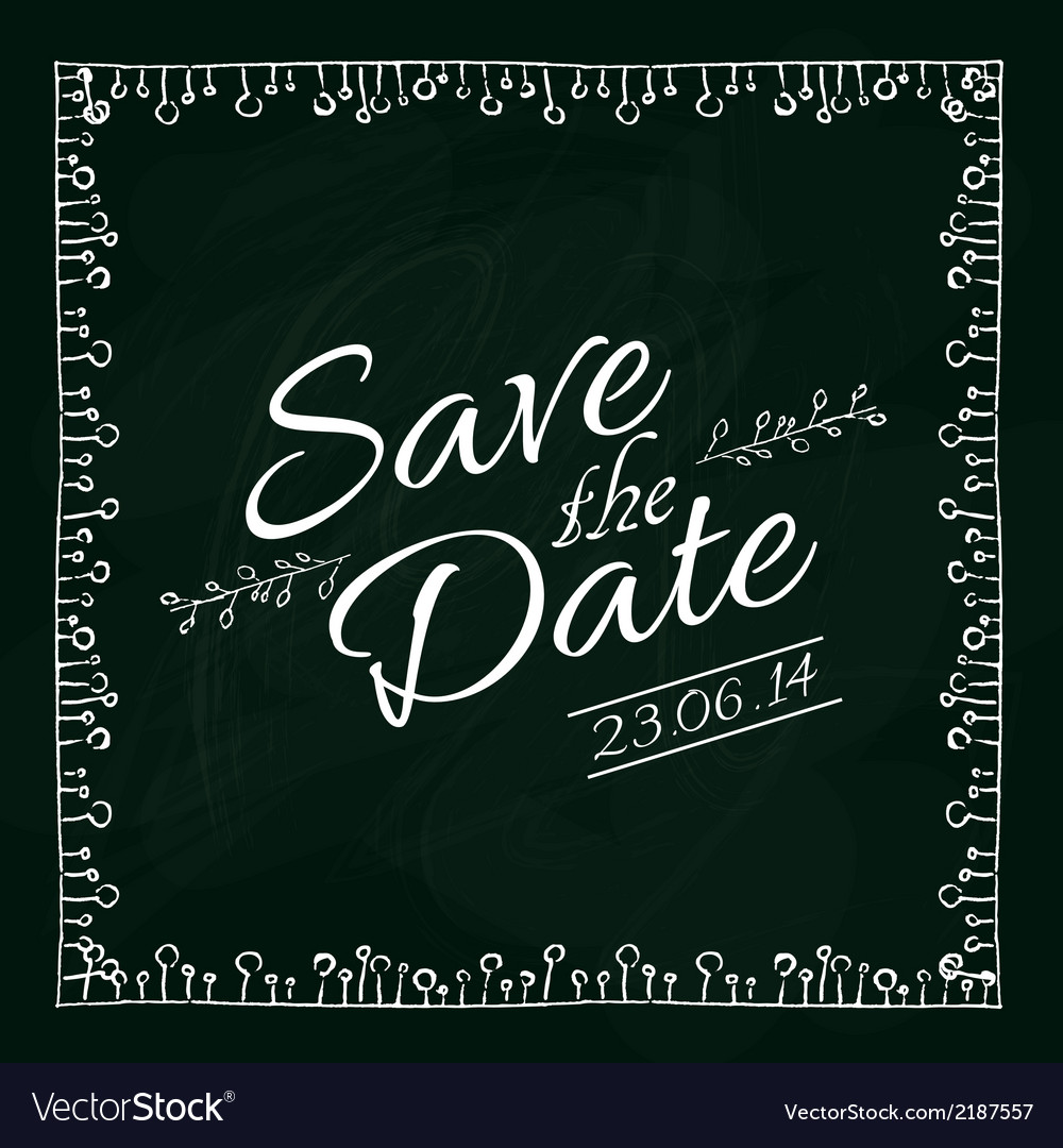 Rustic Save the Date Card