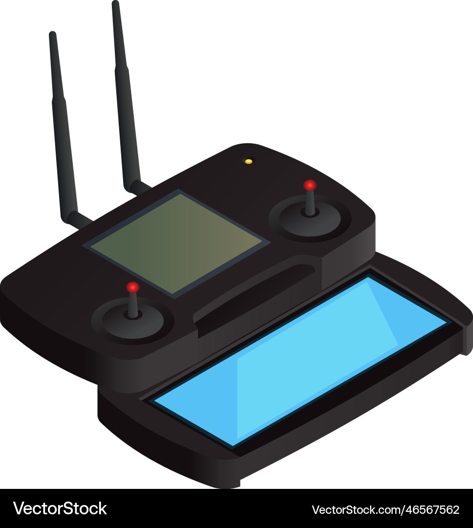 Drone controller icon Royalty Free Vector Image