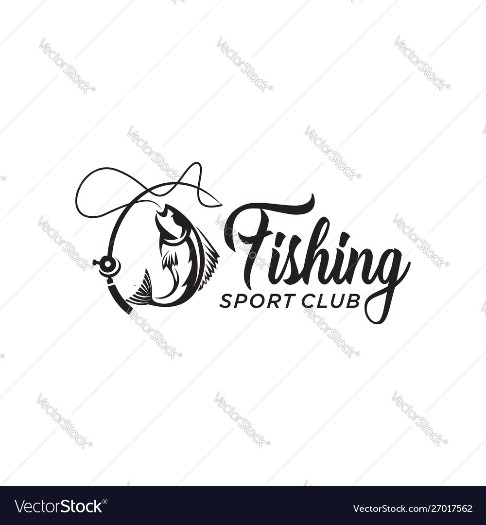 Fishing sport club logo