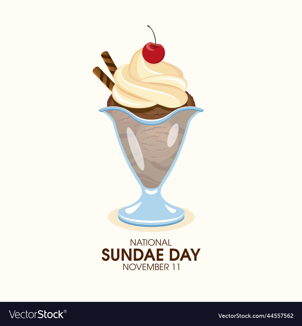 National sundae day poster