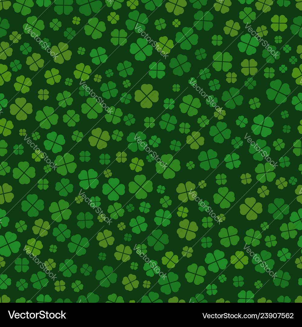 Patrick day seamless pattern Royalty Free Vector Image