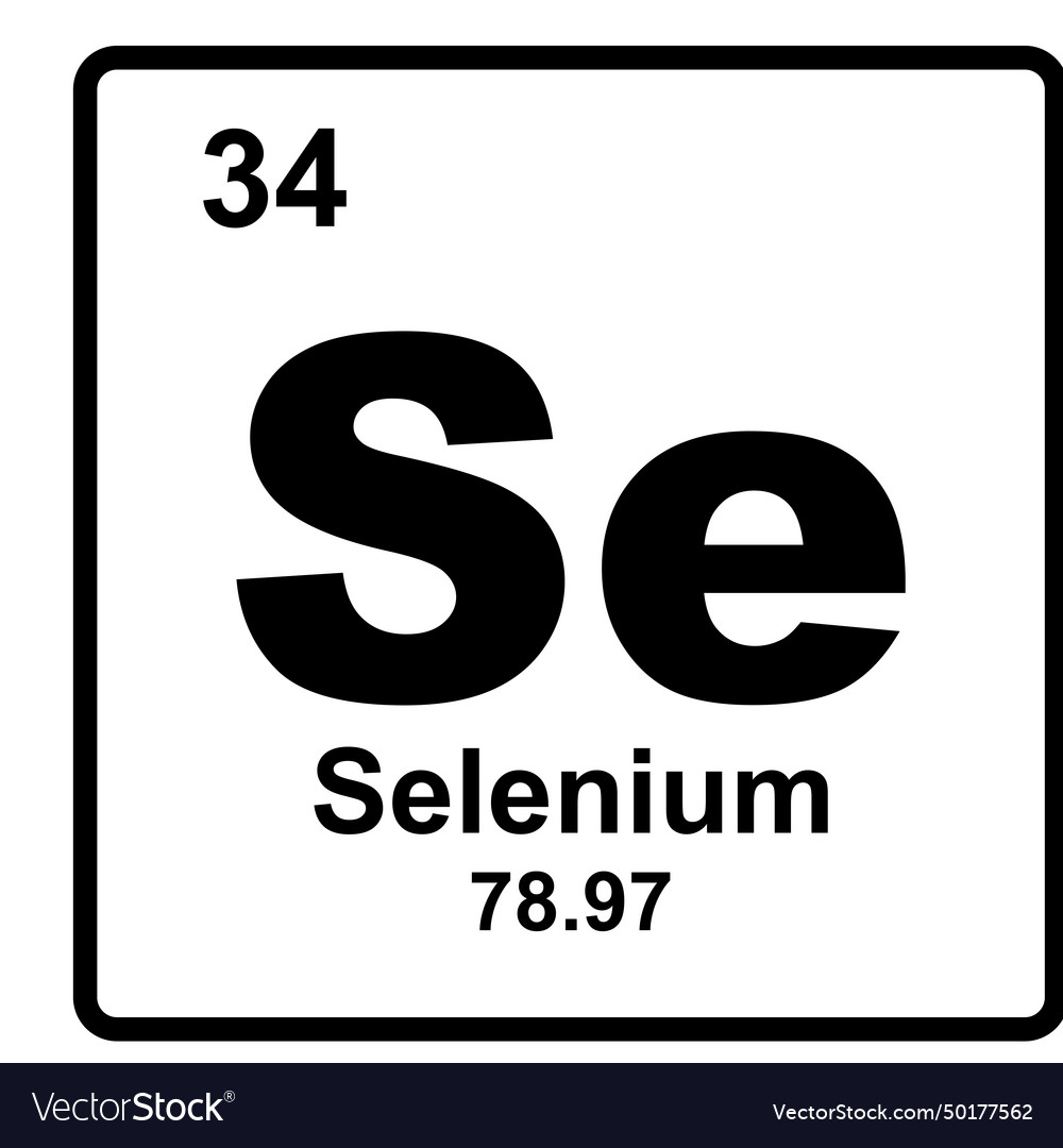 Selenium element icon Vector Image Selenium element icon