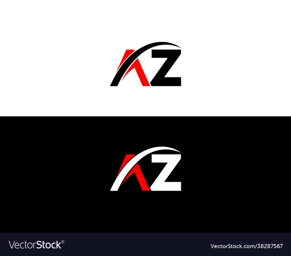 Az letter logo design template