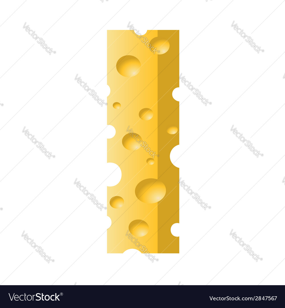 Cheese letter i