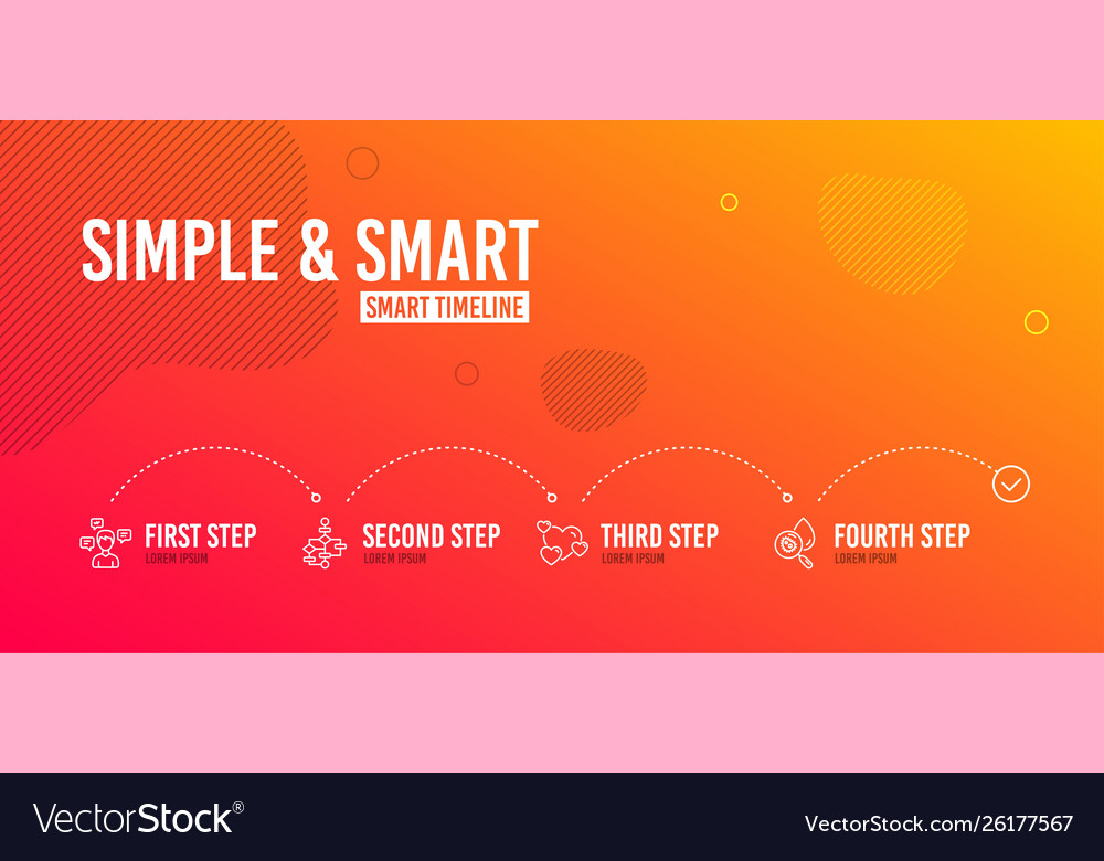 Conversation messages heart and block diagram vector image Conversation messages heart and block diagram