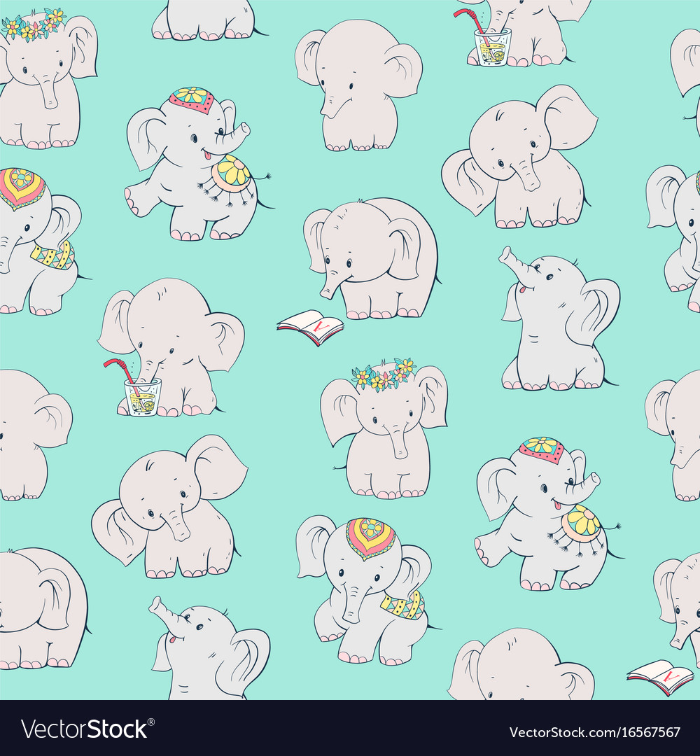 Elephants Royalty Free Vector Image - VectorStock