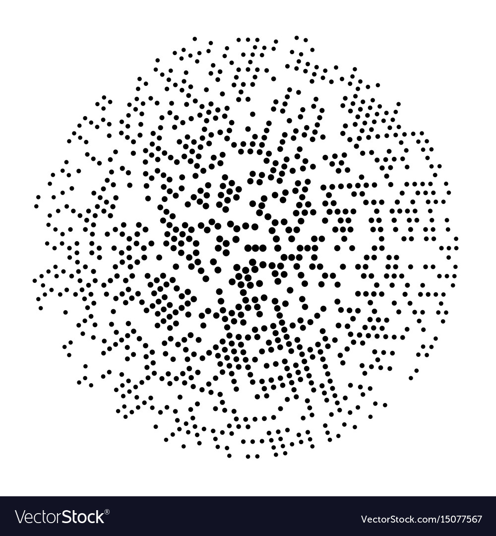 Halftone Circle Pattern