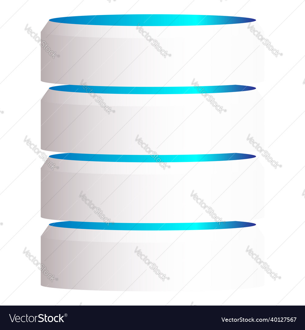 Hdd hard disk drive mainframe computer stacked Vector Image Hdd hard disk drive mainframe computer stacked