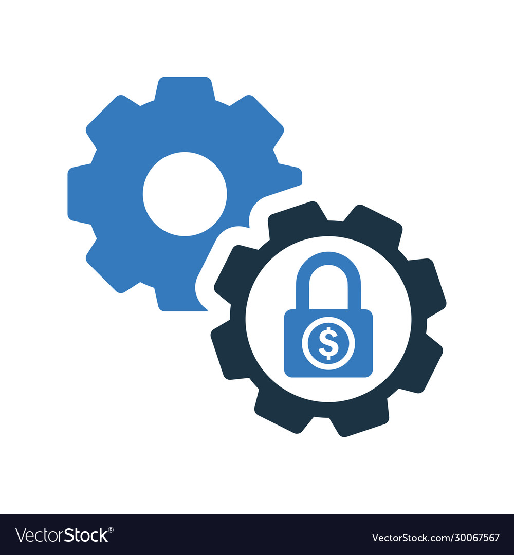 Lock security setting icon