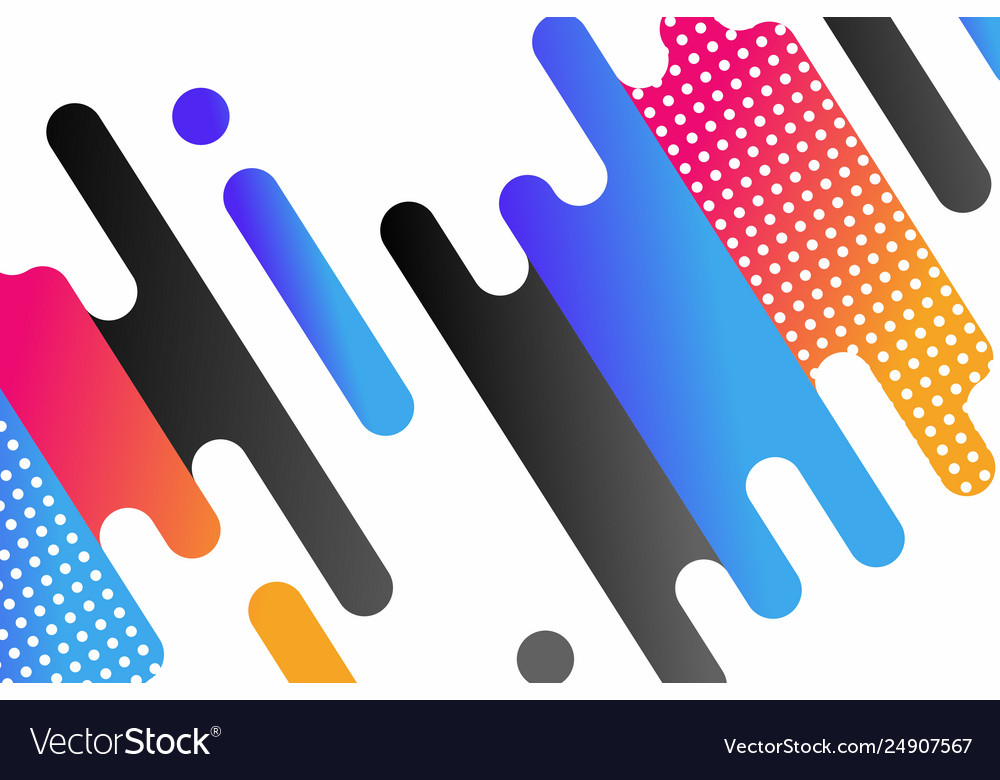 Modern style abstraction with composition made