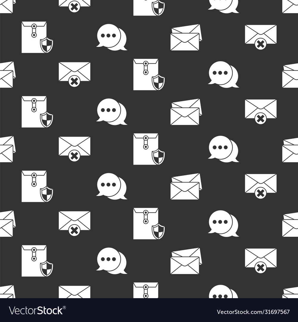 Set envelope delete vector image Set envelope delete