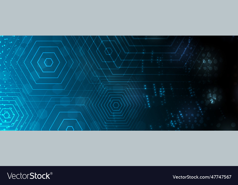 Technology data background idea of global vector image Technology data background idea of global