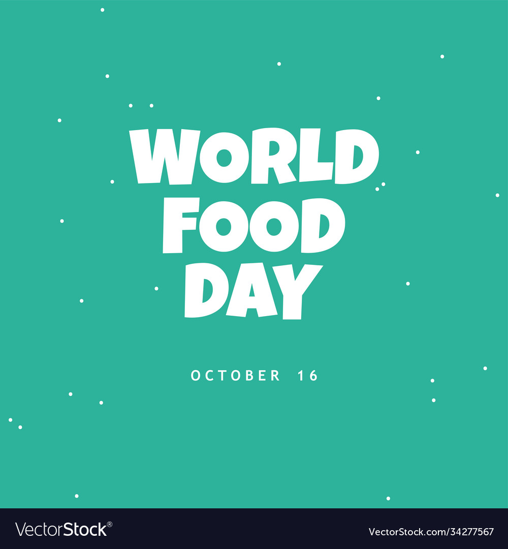 World food day poster