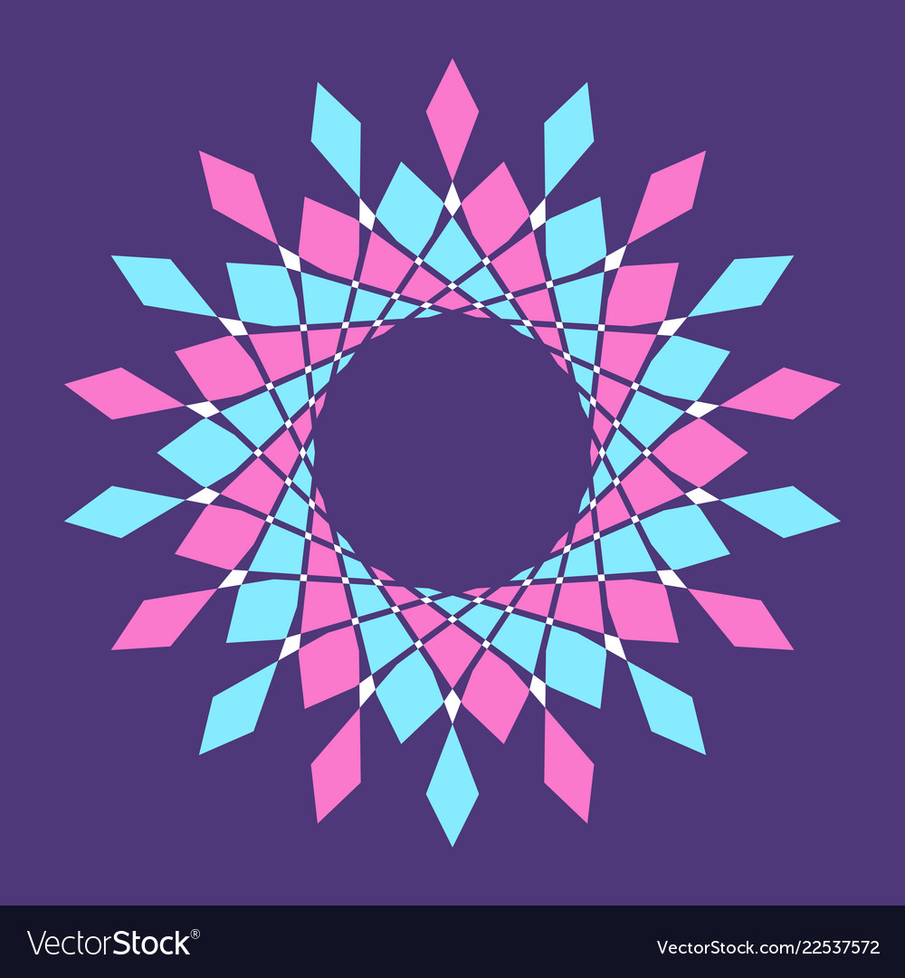 Abstract colorful circle frame