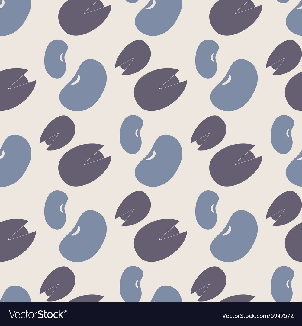 Bean and Nut Seamless Pattern