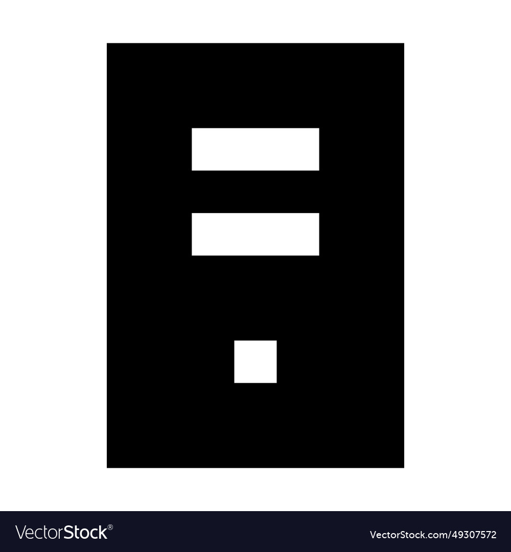 Personal computer icon suitable for website ui vector image Personal computer icon suitable for website ui