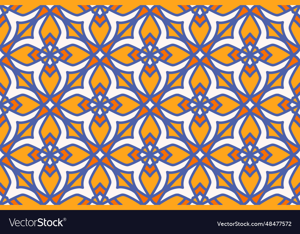 Seamless abstract geometric shape pattern Vector Image