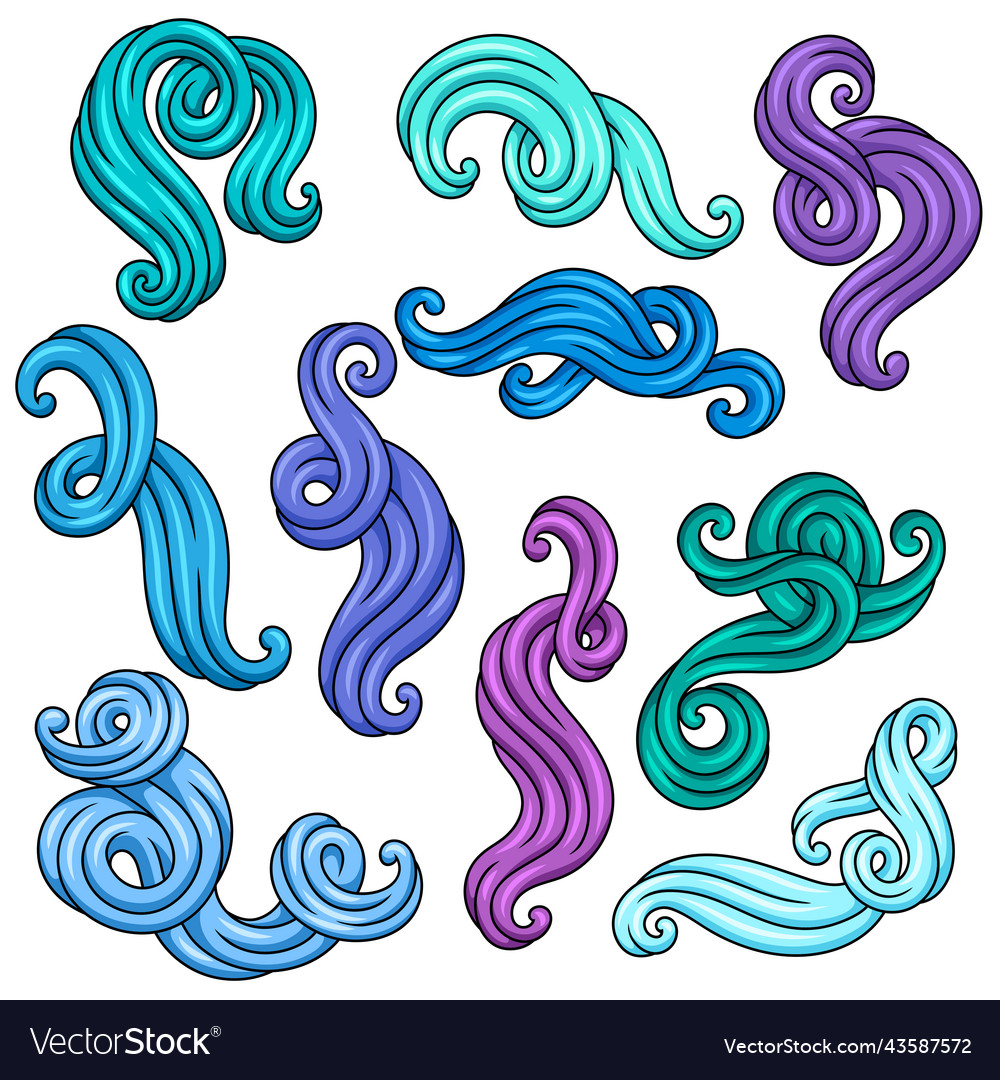 Swirling Wave Patterns - Abstract Lines