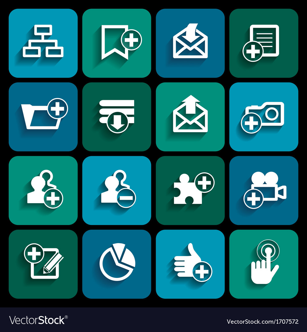 Web icons set