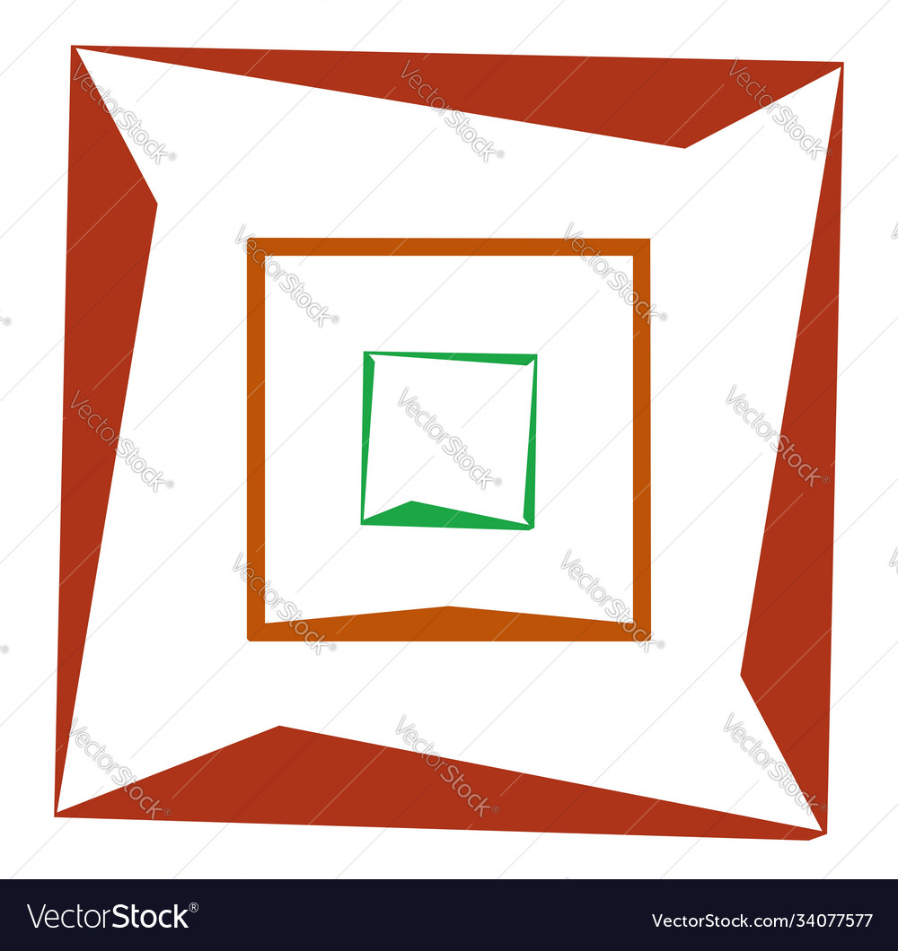 Abstract random geometry shape generative art vector image Abstract random geometry shape generative art