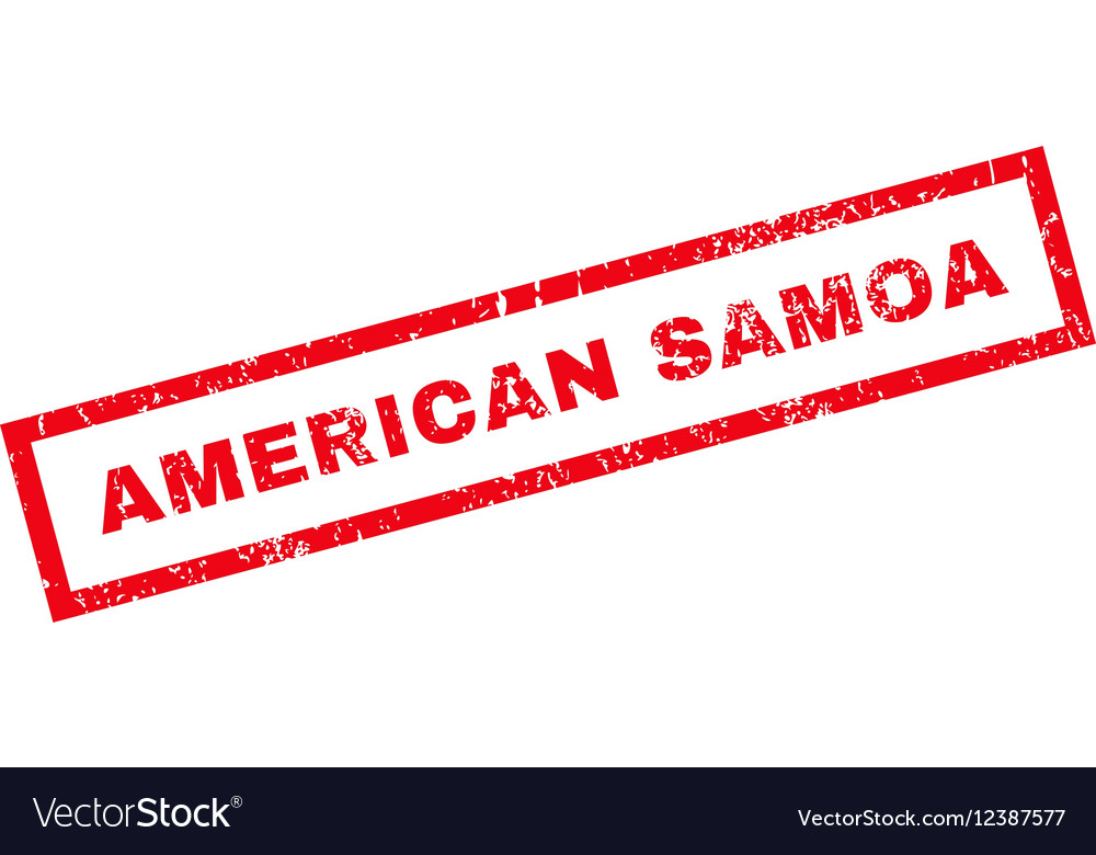 American samoa rubber stamp