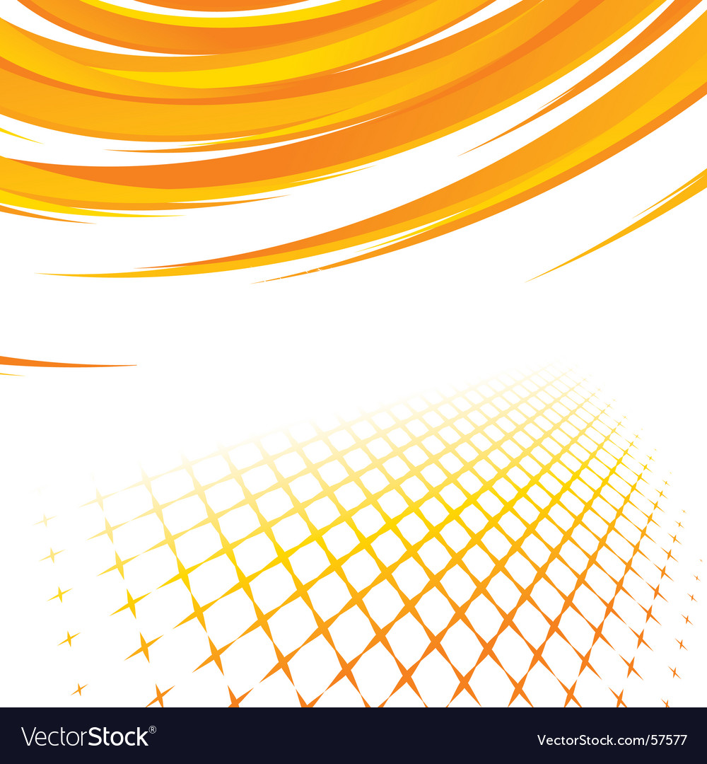 Dynamic Orange and White Grid Background
