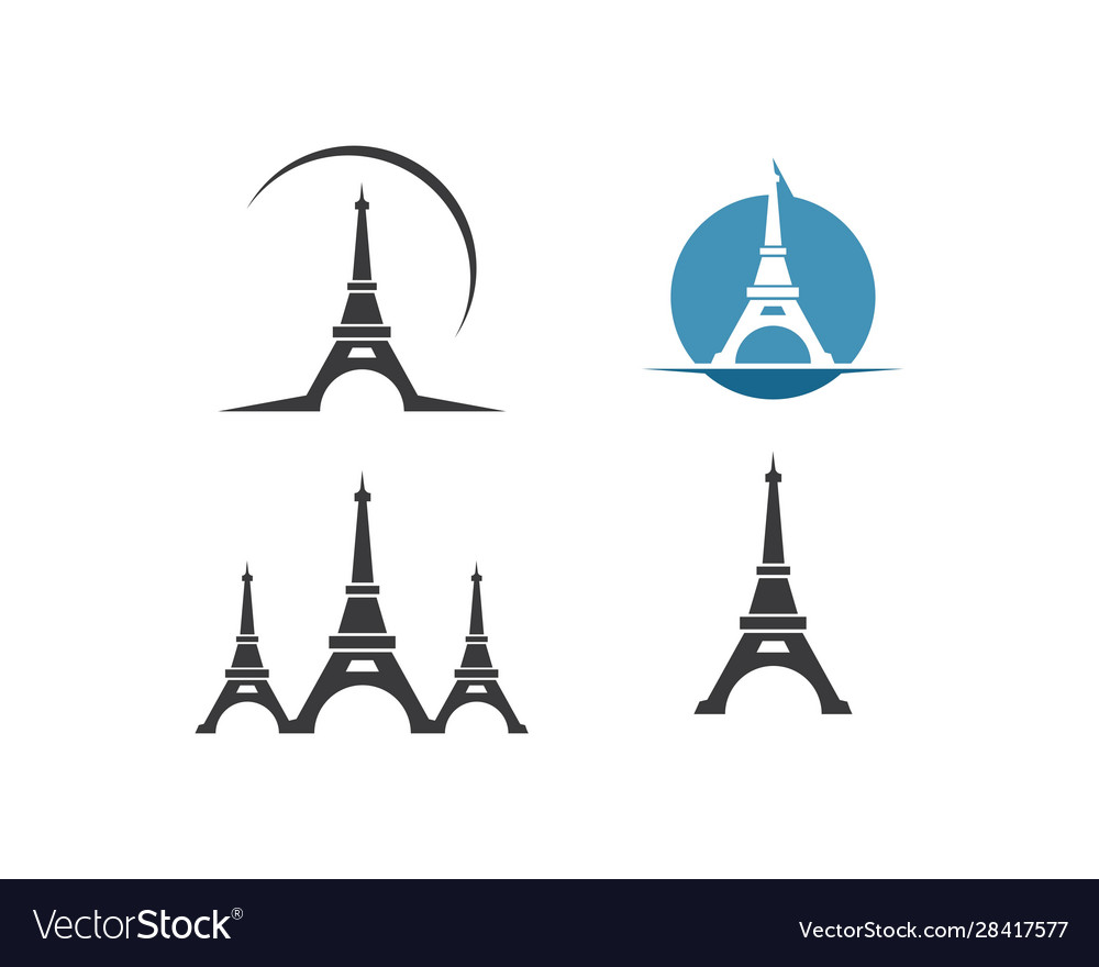 Eiffel tower icon Vector Image Eiffel tower icon