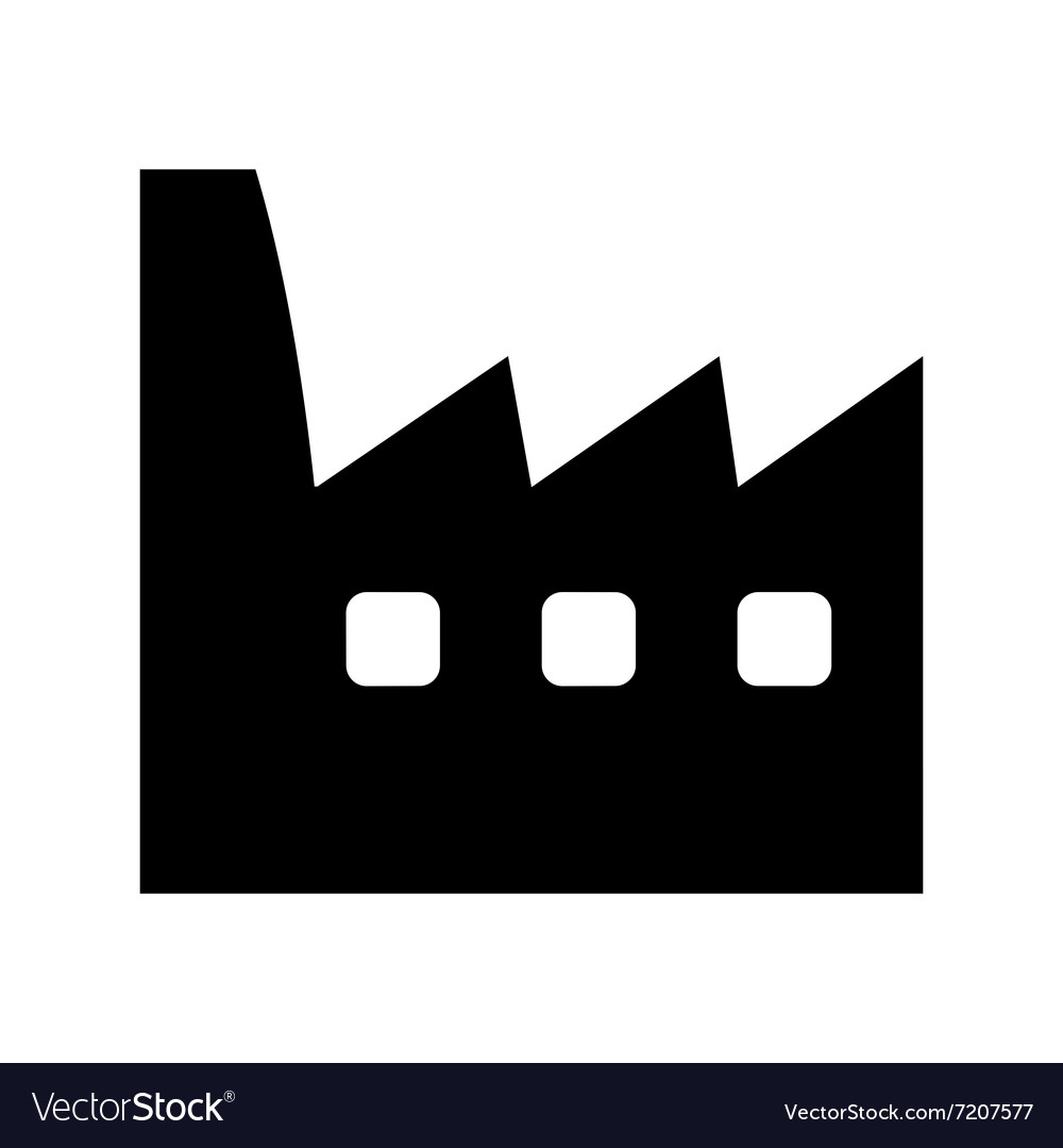 Factory black icon