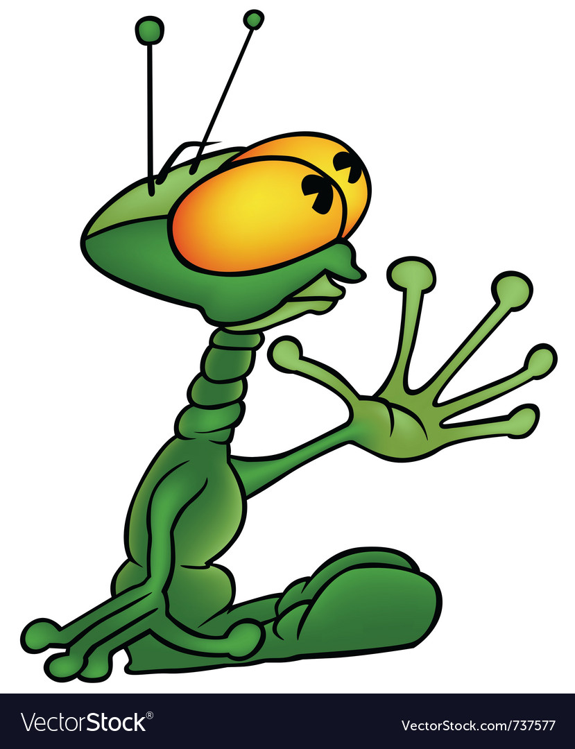 Green alien