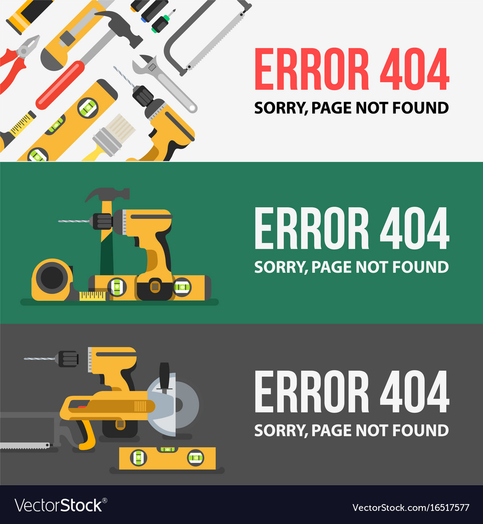 Page with a 404 error