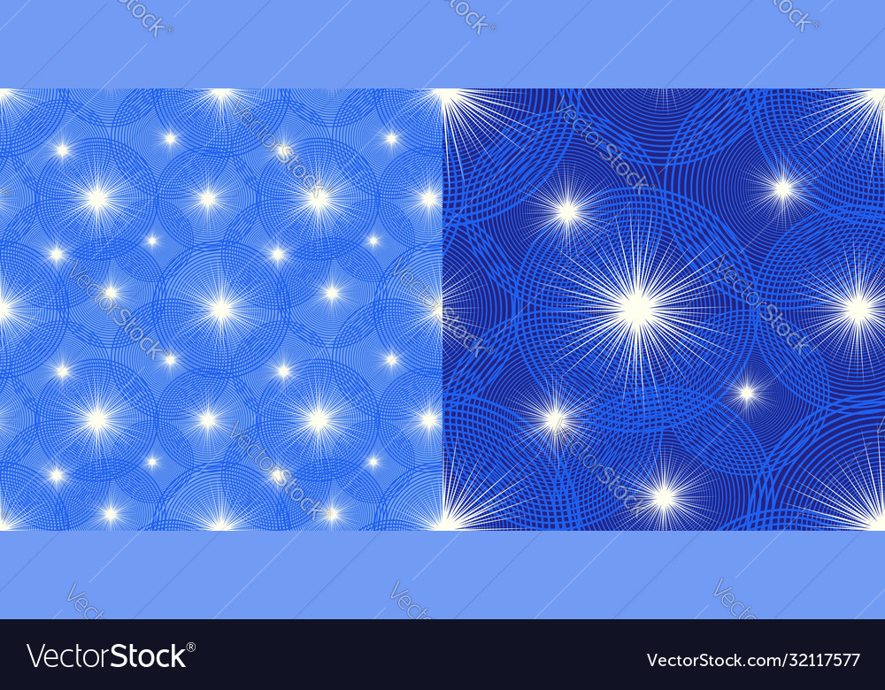 Seamless pattern without a mask abstract star