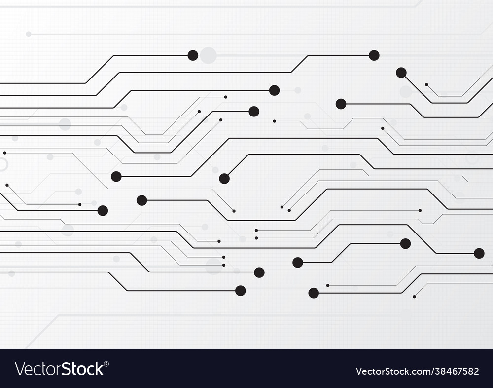 High-Tech Circuit Technology Background