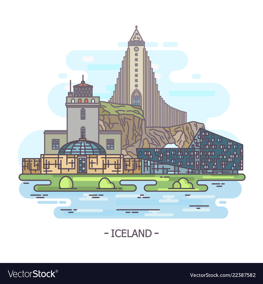 Iceland architecture landmarks monuments