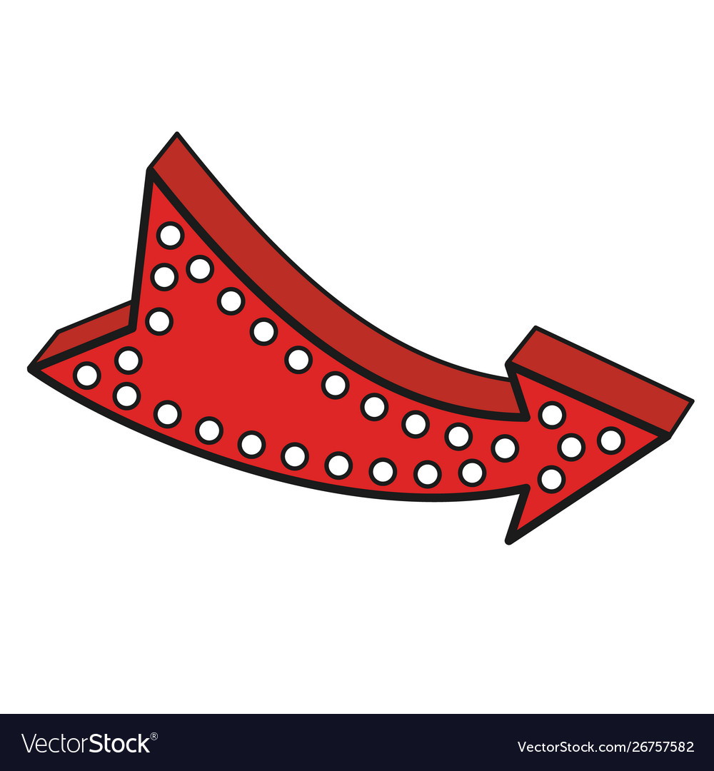Pointer flat color on white