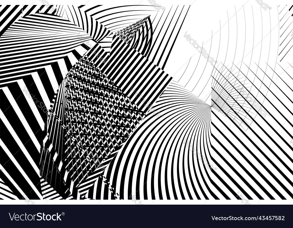 Rgb abstract halftone lines dynamic background