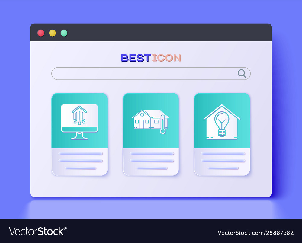 Set house temperature computer monitor with smart