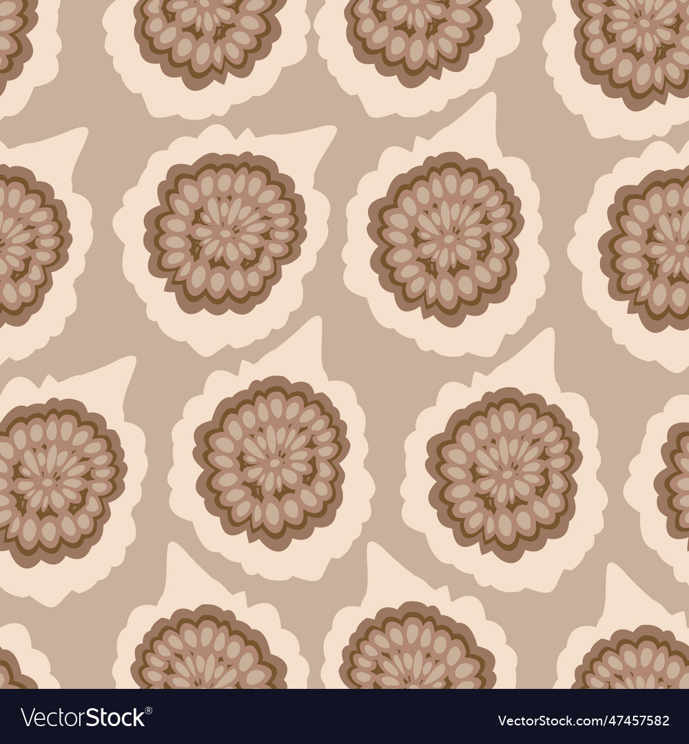 Snail fossils exhibit seamless pattern Vector Image Snail fossils exhibit seamless pattern