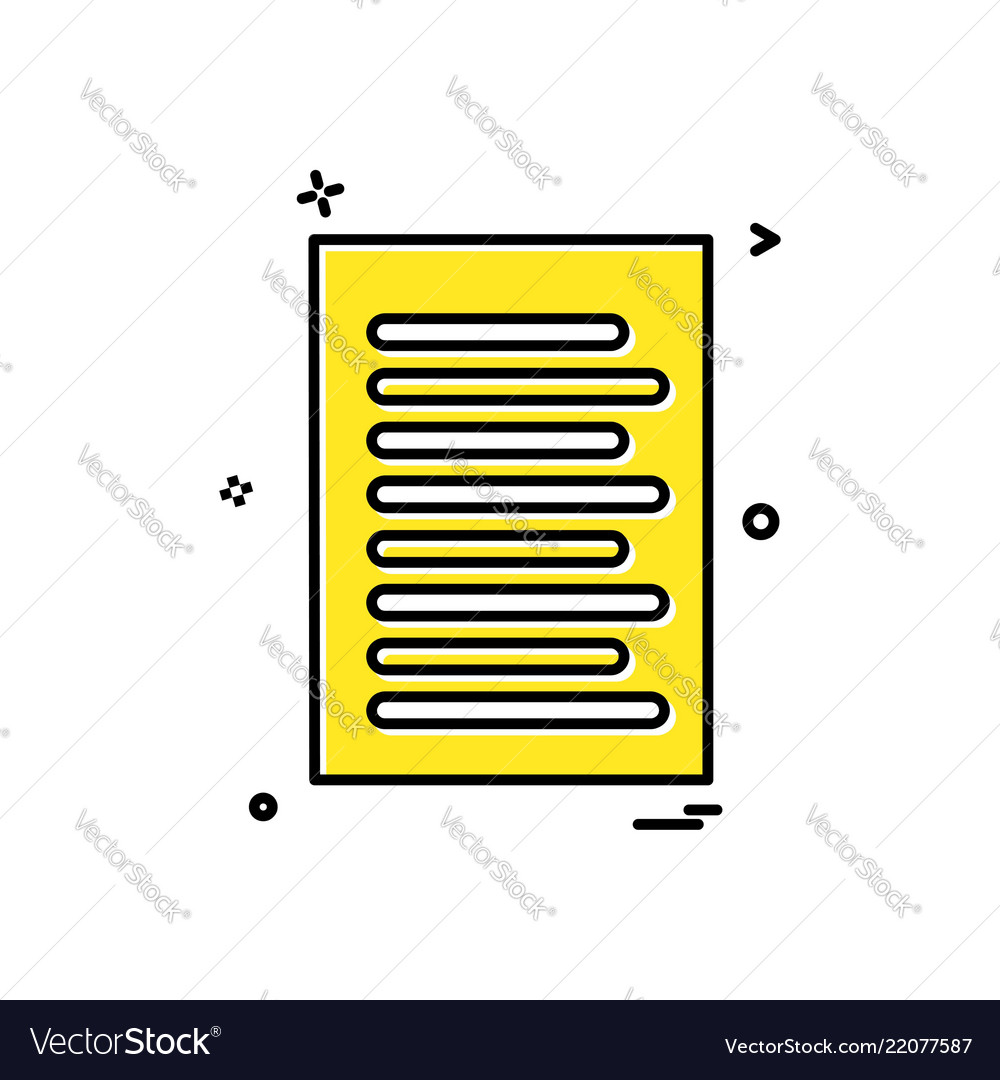 Check list document icon design Vector Image Check list document icon design