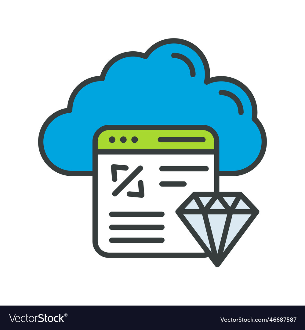 Clean code fill outline icons simple sto