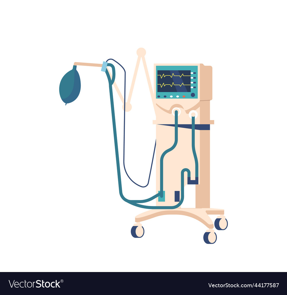 Contemporary medical equipment artificial Vector Image