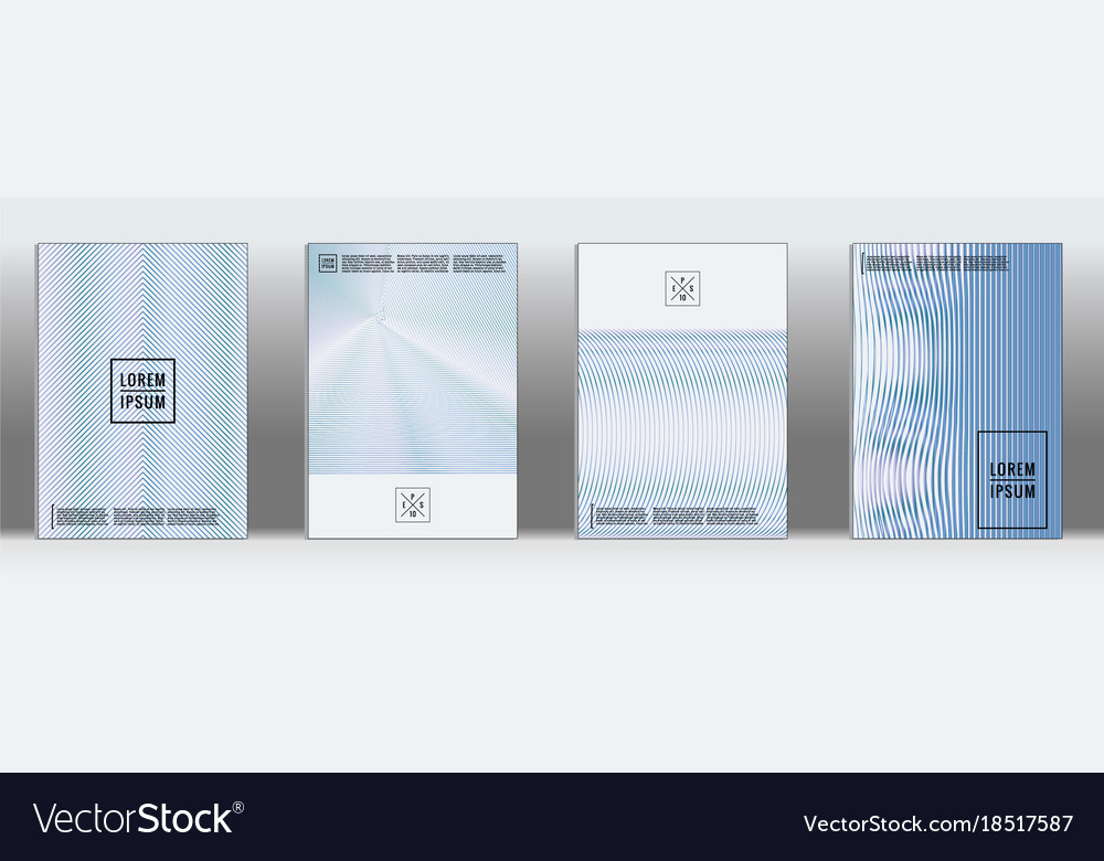 Geometric line pattern for poster design