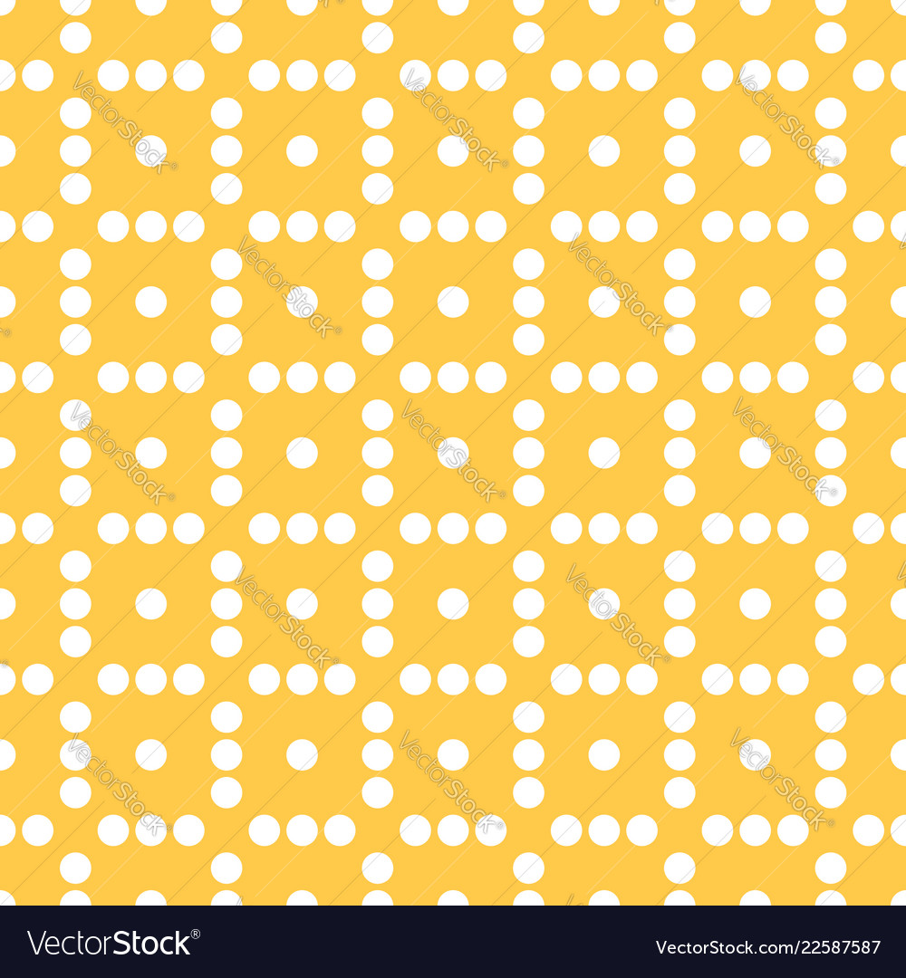 Seamlessly repeatable dotted polka dot pattern